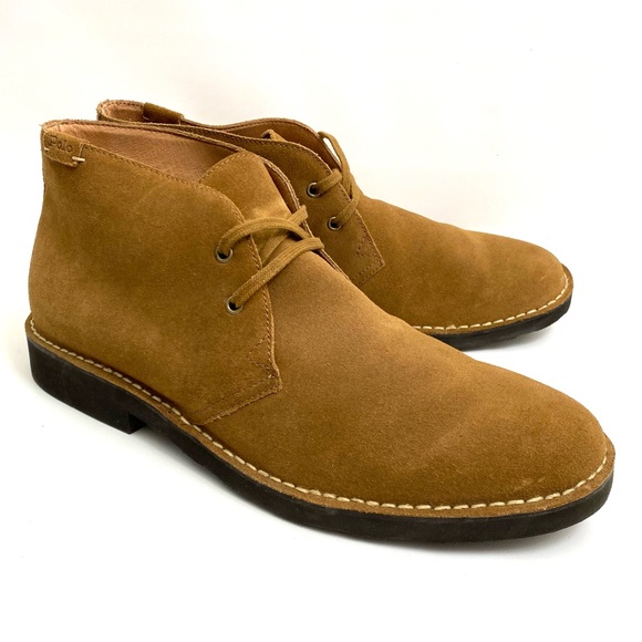 Polo Ralph Lauren Chukka Boots 12 Brown Suede Lace Up Men’s - Picture 3 of 11